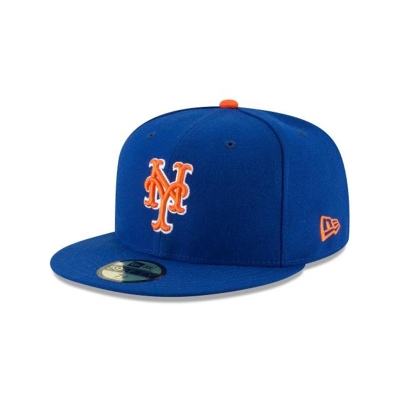 Blue New York Mets Hat - New Era MLB Authentic Collection 59FIFTY Fitted Caps USA4156238